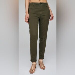 Moussy Vintage Ansley Chino Pants in Khaki - Size 24